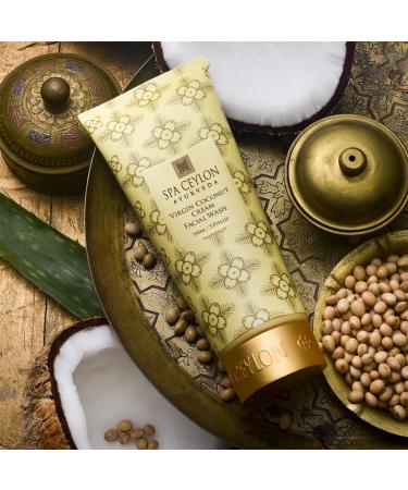 SPA CEYLON Virgin Coconut Cream Facial Wash - Rich Soft-Foaming Deep Cleansing Silicon-Free & 100% Vegetarian | Suitable for All Skin Types - Buy Internationally - Buy Online on GoSupps.com