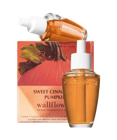 Bath & Body Works Sweet Cinnamon Pumpkin Wallflowers Home Fragrance Refills, 2-Pack (1.6 fl oz total) Spice 2 bulbs - Buy Online on GoSupps.com