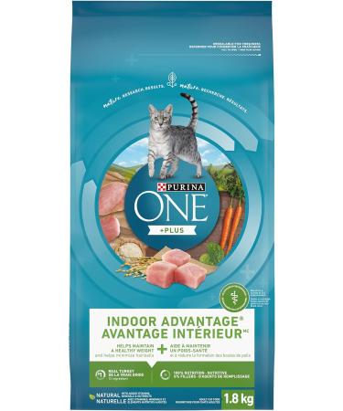 Purina ONE Dry Cat Food Indoor Advantage + Healthy Kitten Food | 1.8 kg Each - Buy Online on GoSupps.com
