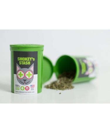 Organic Catnip for Cats - Smokey's Stash OG Puss Potent Catnip (1 Pack) - Buy Online on GoSupps.com