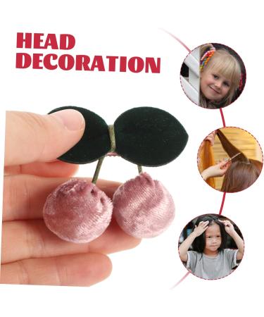 Beaupretty Three-Dimensional Cherry Barrettes kid hair fancy bobby decorative hair clip blue hair bow hair ornament girls hair clips black bow girl hairpins issue card child Iron Hair - Buy Online on GoSupps.com