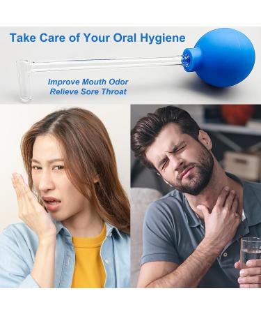 Uydf Tonsil Stone Remover - Effective Mandelstein & Almond Stone Cupping Glass with Cleaning Brush for Bad Breath & Oral Care - Fresh Breath Solution (Blue) - Buy Online on GoSupps.com