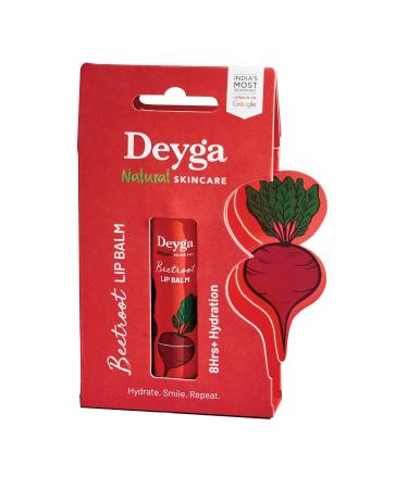 Dyega Beetroot Lip Balm | Tinted Lip Care | For Dry & Chapped Lips | For Pigmented Lips | For Women & Men (Pack of 1 Stick Lip Balm)