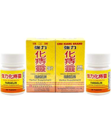 High Strength Fargelin 36 Tablets - 2 Pack - Natural Hemorrhoid Relief - Buy Online on GoSupps.com