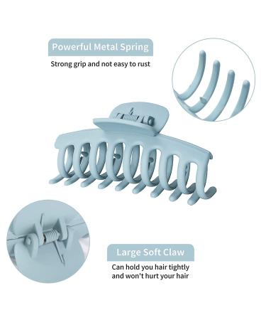 Vsiopy 10pcs Hair Claw Clips for Women - Strong Hold 3.5 Inch Nonslip Hair Clamps - Medium to Large Size - Thin Hair Hair Jaw Clips - 5 Pack - Buy Online on GoSupps.com
