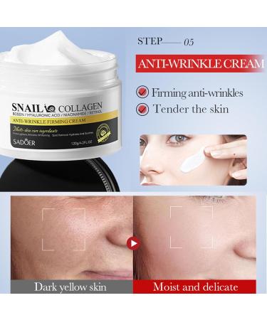 Snail Mucin Skin Care Kit - Advanced Collagen Skincare Gift Set - Complete 5 Piece Routine for Radiant Skin - Buy Online on GoSupps.com