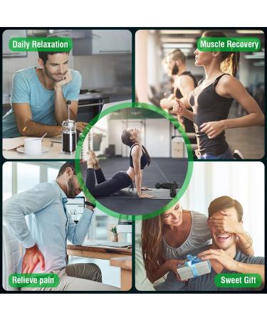 Deep Tissue Massager Gun - Handheld Cordless Percussion Electric Muscle Massager with Brushless Motor for Muscle Pain Relief and Relaxation | AG018 - Buy Online on GoSupps.com