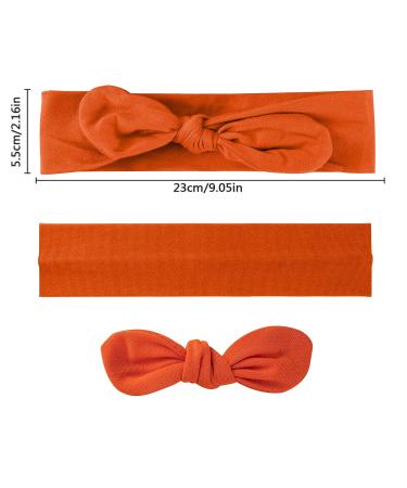 Habibee Women Headbands - 8 Pcs Turban Headwraps Hair Bands in Solid Colors for Fashion or Sport - Buy Online on GoSupps.com