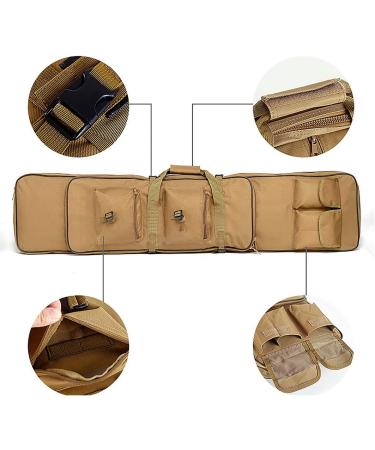 NAWAN Gun Bag Airsoft Storage Backpack | Tactical Rifle Box 37.4 Inch Khaki - Buy Online on GoSupps.com