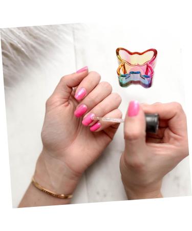 FOYTOKI Nail Art Brush Cup Glass Nail Dish Cup Nail Cups Nail Brush Dappen Dish Glass Nail Dish Bowl Acrylic Nail Tools Manicure Supplies Nail Brush Dappen Cup Glass Nail Dappen Cup 5.00X4.20X2.50CM Colorful - Buy Online on GoSupps.com