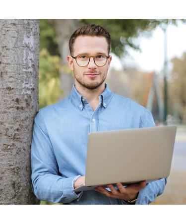 Joopin Blue Light Filter Glasses for Men & Women | Vintage Brown Gaming & Computer Glasses - Buy Online on GoSupps.com