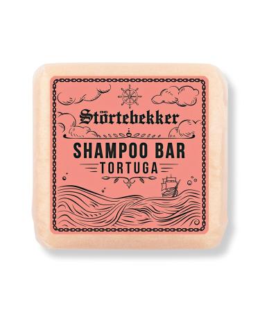 St rtebekker Bar Tortuga 3-in-1 Solid Shampoo for Hair Scalp and Beard - Moisturizing Vegan Handmade - 100g
