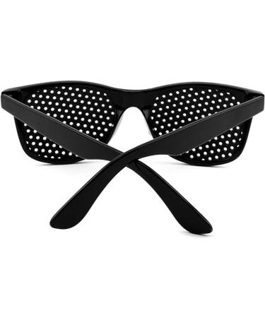 Buy Grenhaven Black Pinhole Glasses for Eye Training & Relaxation - Foldable Temples Perfect for Vision Improvement - Shop Internationally - Buy Online on GoSupps.com