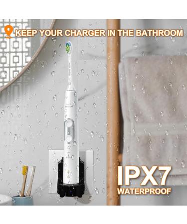 Buy Teeteck Wall Charger for Philips Sonicare HX Series - Waterproof & Bathroom-Friendly Design (Black - Buy Online on GoSupps.com