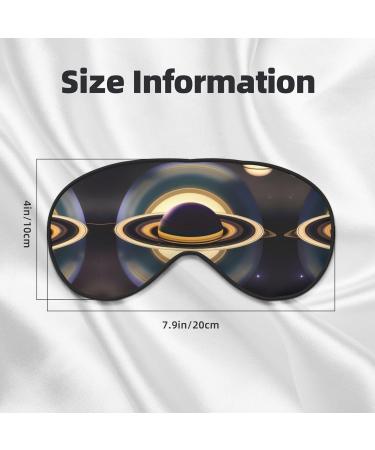Buy Beautiful Saturn Eye Mask - Soft Elastic Adjustable Sleep Mask for Men & Women - International Shipping Available - Buy Online on GoSupps.com