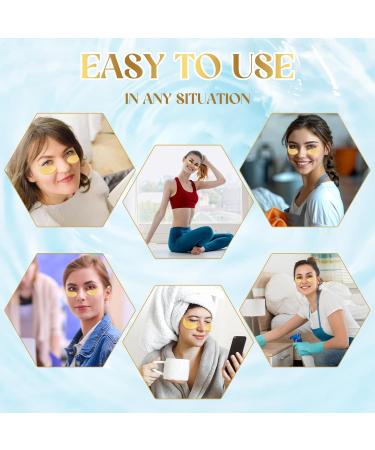 30 Pairs Under Eye Patches - Gold Eye Gel Masks for Dark Circles Puffiness & Wrinkles | Perfect Skin Care Gift for Women & Girls - Buy Online on GoSupps.com