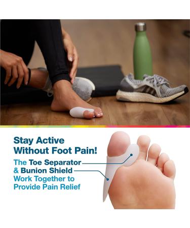 Millto Bunion Corrector 12-Pack for Women - Toe Separator & Protector Pads - Buy Online on GoSupps.com
