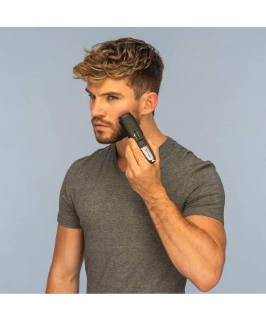 Remington B5 Style Series Cordless Beard Trimmer - Titanium Coated Blades, Adjustable Zoom Wheel - MB5000 Black/Dark Chrome - Buy Online on GoSupps.com