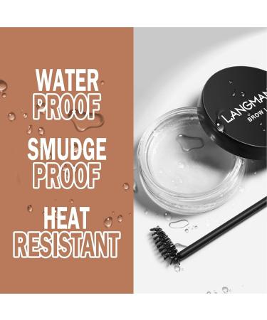Brow Styling Soap - 3D Brows Gel Long Lasting Eyebrow Setting Gel Waterproof Smudge Proof Eyebrow Styling Pomade for Natural Brows 3D Feathery Brows Makeup Balm As Trend Items Kagrote - Buy Online on GoSupps.com