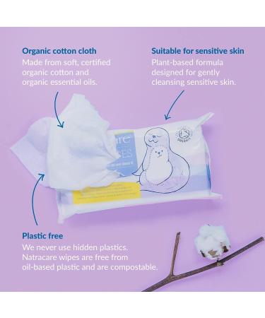 Natracare Organic Cotton Baby Wipes - 50 Pack | Eco-Friendly & Safe for Sensitive Skin | International Shipping Available - Buy Online on GoSupps.com