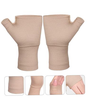Buy Adjustable Wrist Support Gloves for Pain Relief | Pressure Wrist Protector for Swollen Hands - Durable Nylon - Perfect for Men - Buy Online on GoSupps.com