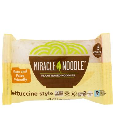 Miracle Noodle Fettuccini Noodle, 7 Ounce 7 Ounce (Pack of 1) Standard Packaging