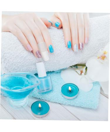 Ipetboom 20pcs Nail Case Nail Polish Varnish Protector Nail Polish Cap Holder Nail Soak off Caps Peel off Cuticle Protector Nail Polish Soaker Plastic Manicure Armor Removal Tool - Buy Online on GoSupps.com