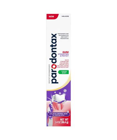 parodontax Gum Strengthen and Protect Fresh Mint Toothpaste 3.4 oz - Buy Online on GoSupps.com