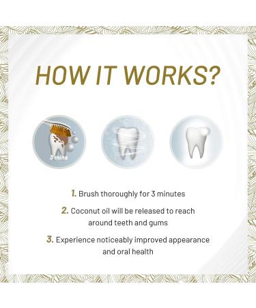 White Glo Coconut Toothpaste 150g (Pack of 2) with 50 Sanitary Floss Sticks - Buy Online on GoSupps.com