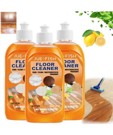 Powerful Decontamination Floor Cleaner Wood Floor Cleaning Tile Cleaner All-Purpose Concentrated Degreaser Multi-purpose Floor Cleaner Cleans Hardwood Tile & Floors Stain Free (3pc)