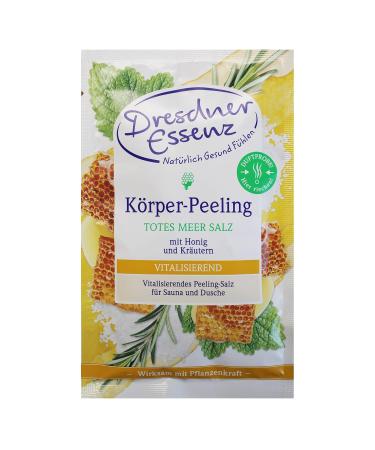 Buy Pack of 12 Dresden Essence Body Scrub - Dead Sea Salt Honey Herbs 12 x 50g | Exfoliating Skin Care for Radiant Skin - Buy Online on GoSupps.com