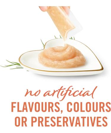 Fancy Feast Savoury Puree Naturals Cat Treats Natural Salmon & Tuna - 10 g x 4 Sachet (30 Pack) - Buy Online on GoSupps.com