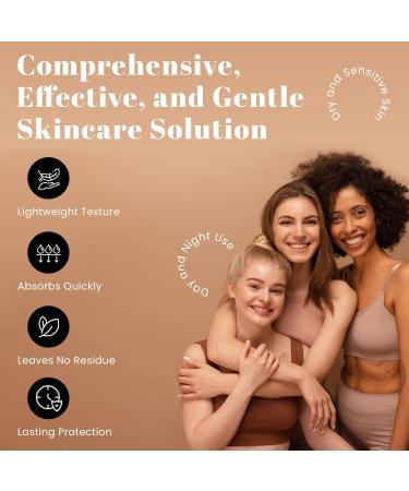 Hydrating Face Moisturizer with Hyaluronic Acid & Vitamin E - Anti-Aging Day & Night Cream for Dry Skin | Women's Wrinkle Repair with Vitamin C & B5 | 57g/2 Oz - Buy Online on GoSupps.com