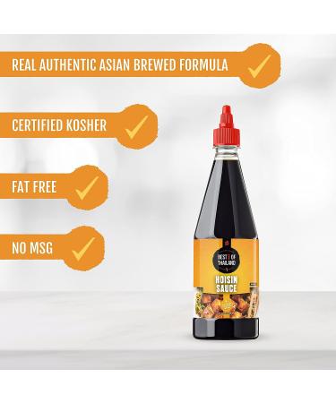 Thailand Hoisin Sauce - Authentic Asian Brewed Sauces for Cooking | No MSG, Certified Kosher, Fat-Free | 2 Pack - 23.65 Fl Oz - Buy Online on GoSupps.com