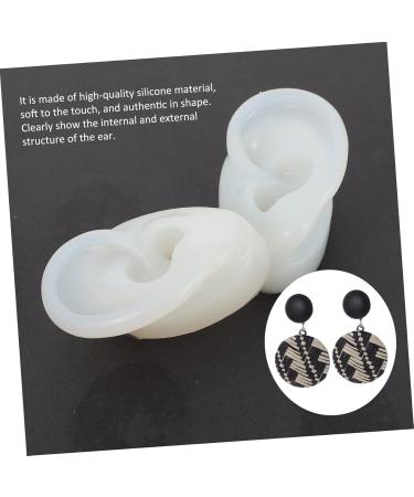 Buy Hohopeti Artificial Ear Mold - Silicone Fake Ear Model for Studs | Realistic Simulation Ear Mold for Jewelry Display | International Shipping Available - Buy Online on GoSupps.com