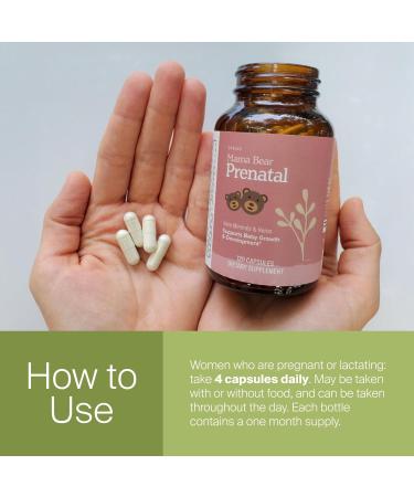 SPRIGS Prenatal Vitamins for Women with Folate Iron Vitamin B12 & A and Minerals | Prenatal Supplement for Conception Pregnancy Nursing | Easy Digest Capsules for Womens Health Support - 120 Count - Buy Online on GoSupps.com