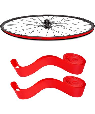 Tubeless Rim Tape Pack - Puncture Resistant PVC Strips for Bike Rims (Red) - 26x18 - Set of 2 - Buy Online on GoSupps.com