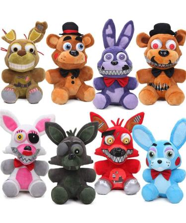 Tongyundacheng FNAF Plush Doll Set - Bonnie Foxy Chica Golden Bear Stuffed Collectibles | Perfect Gift for FNAF Fans - Buy Online on GoSupps.com