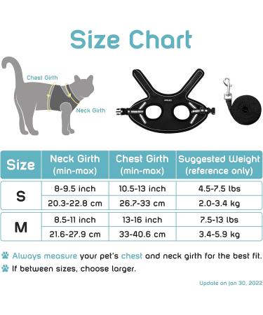 AOKCATS Cat Harness and Leash Set - Escape Proof Adjustable Vest for Small Cats - Buy Online on GoSupps.com