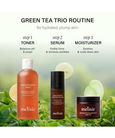 Melixir Vegan Relief Facial Moisturizer Hydrating and Soothing Daily Cream For Dry & Sensitive Skin Lightweight with Korean Green Tea and Centella Asiatica For Men and Women (2.7 fl. oz./80ml) - Buy Online on GoSupps.com