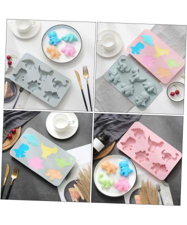MAGICLULU 3D Birthday Cake Pan 10 Pcs Dinosaur Cake Mold Candy Jelly 3 Cube Moulds 28X16.2CMx5pcs - Buy Online on GoSupps.com
