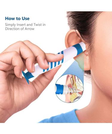 Ear Wax Remover Kit with 16 Soft Silicone Tips - Gentle Ear Cleaning Tool for Adults and Kids - Buy Online on GoSupps.com