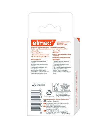 elmex Bamboo Toothpicks with Mint Flavor - 96 Toothpicks (Pack of 3) | Eco-Friendly Oral Care - Buy Online on GoSupps.com