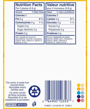 Juicy Fruit Sugar-Free Gum The Original 12 Count The Original 1 count (Pack of 12) - Buy Online on GoSupps.com