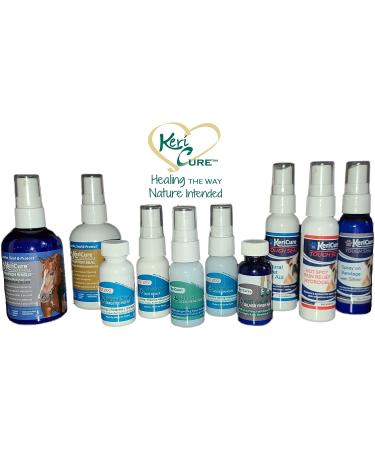KeriCure Natural Seal Spray | Pack of 4 | Made in USA | Soothes, Seals, and Protects Cuts, Scrapes, Rashes | Sting-Free, Moisturizing Formula | Invisible Bandage - Buy Online on GoSupps.com