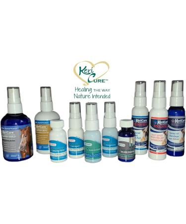 KeriCure Natural Seal Invisible Liquid Bandage 2 Pack - Soothe, Seal, and Protect Small Cuts, Scrapes, Rashes, and More - Sting-Free, Moisturizing Spray on Bandage - No Harsh Chemicals - Buy Online on GoSupps.com