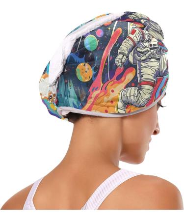 Buy Astronaut Galaxy Space Hair Towel 2 Pack - Super Absorbent Quick Dry Hair Turbans for Women & Girls | Perfect for International Shipping - Buy Online on GoSupps.com