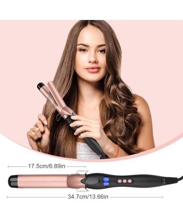 Professional 32mm Hair Curling Wand - Adjustable Temp Dual Voltage Auto Shut-Off for Perfect Big Curls - Buy Online on GoSupps.com