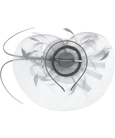 Elegant Wedding Headdress for Women | Yarn Bridal Hair Jewelry & Evening Accessories | Small Banquet Hat & Veil Clip - Buy Online on GoSupps.com