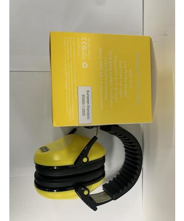 Dr.meter Children Noise Protection Headphones SNR 27dB - Ear Protection Earmuffs for School, Drum Kit, Autism - Yellow - Buy Online on GoSupps.com